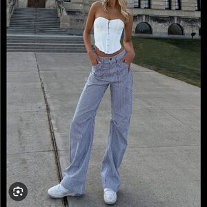 Lioness Miami Vice pinstripe pants